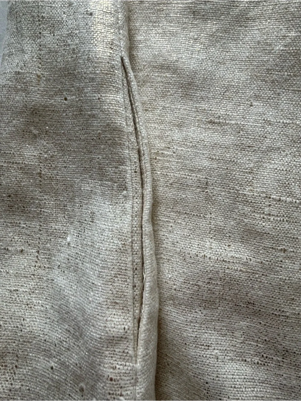 EUC! J.Crew Metallic Linen Top With Pockets